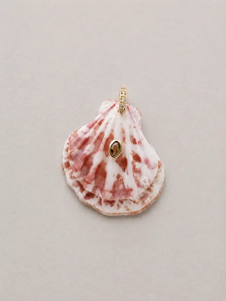 Shell with Gem Charm
