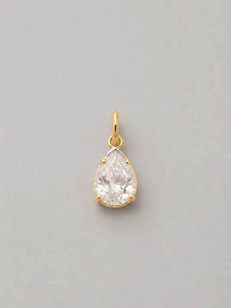 Fancy Pear Charm