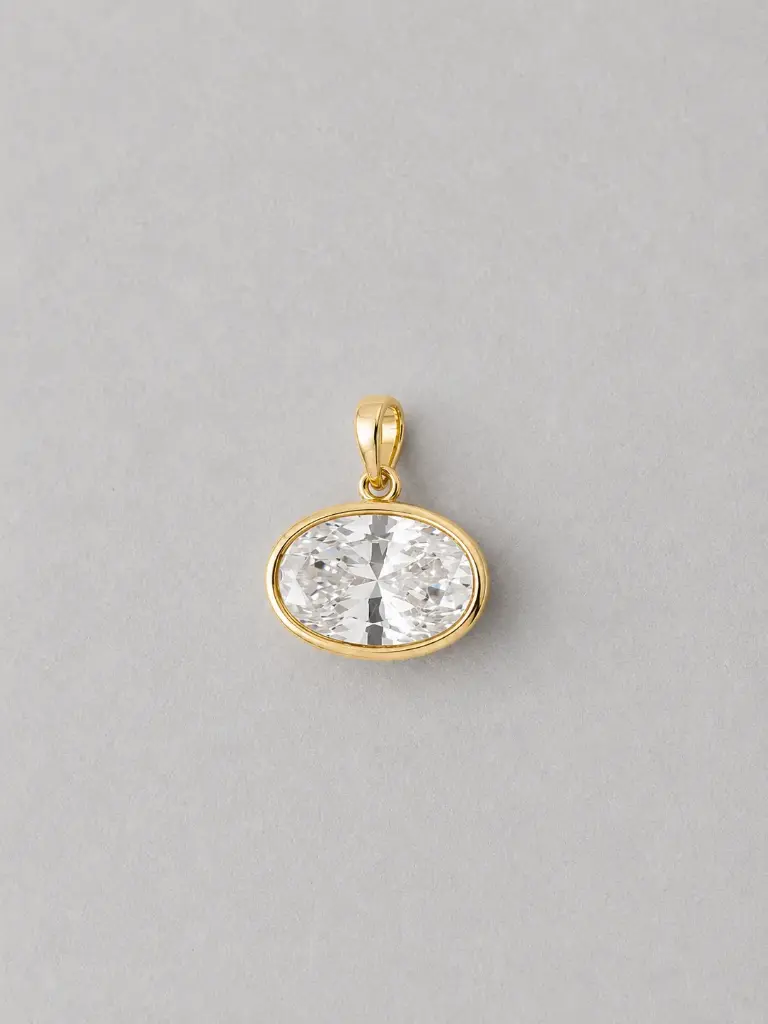 Oval E/W Charm