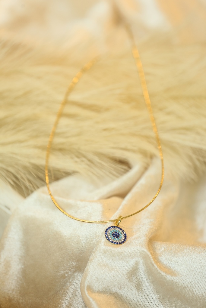Good Vibes Evil Eye Charm
