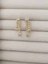 Cascade Bezel Drop Earrings  YG