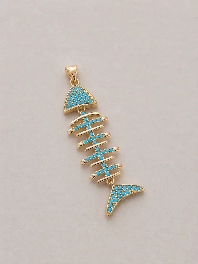 Drish Bone Fish Charm 