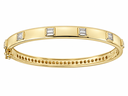 Crystal Baguette Bangle