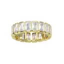 Bezel Emerald Shape Ring