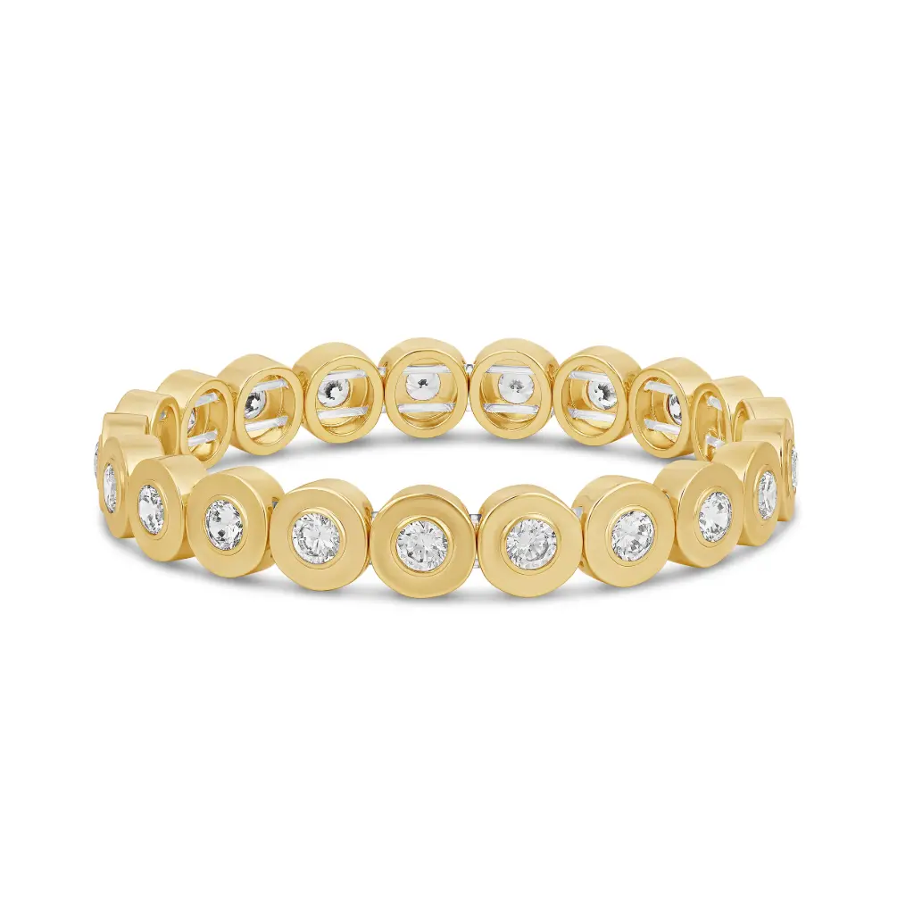 Golden Orbit Stretchy Bracelet