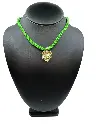 Heart Of Lime Rope Necklace
