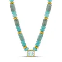 Seafoam Aqua Stone Necklace