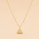 Abracadabra Triangle Necklace