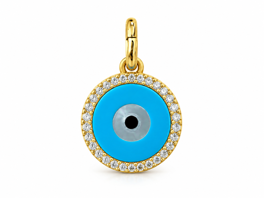 Enamel Evil Eye Charm (new)