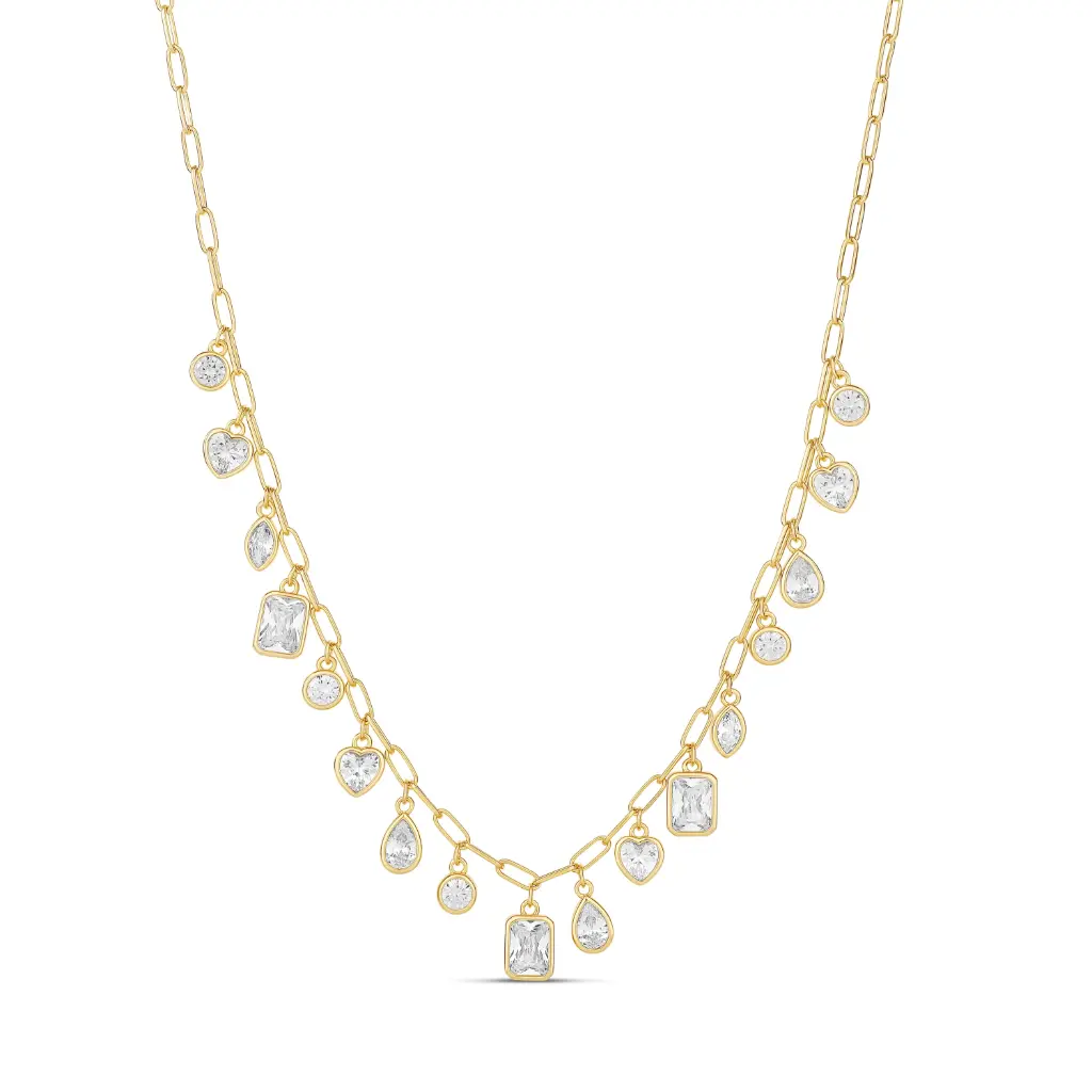 Charm Cascade Necklace 