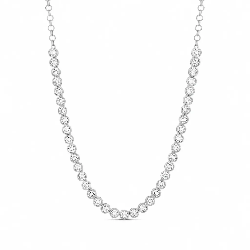 Endless Glow Necklace Silver