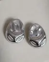Melted Glow Earrings Sterling Silver