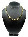 Orbit Chain 18 Inch Yellow Gold