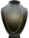 14k Plated Paper Clip Chain 24 Inch