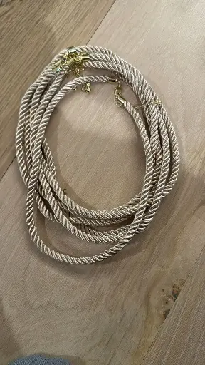 [N-PK-102-4] Tan Cord Necklace