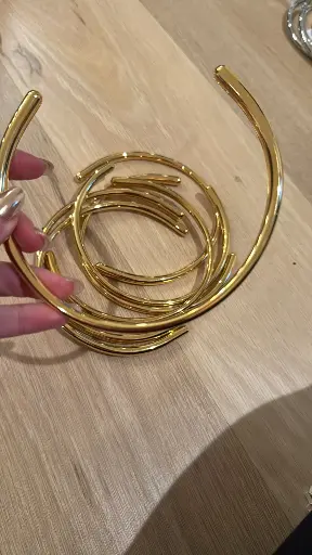 [N-PK-76-1] Yellow Gold Choker