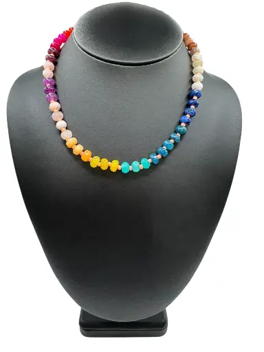 [N-PK-96] Multicolor Beaded Necklace