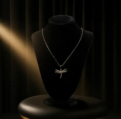 [HOPE-LGDFLY] Hope Flies Large Dragonfly Necklace