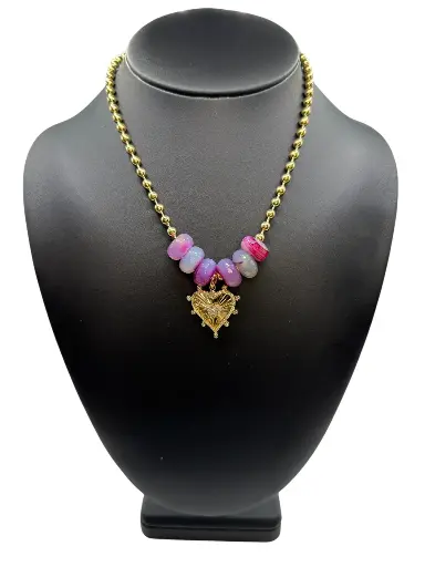 Lilac Multicolor Love Necklace