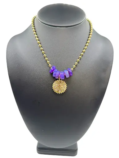 Violet Glow Necklace