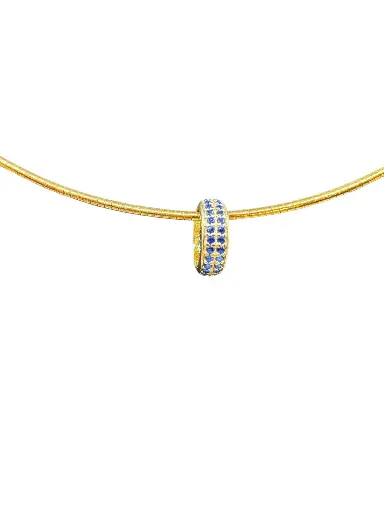 Luxe Loop Charm Blue