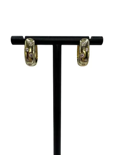 Gem Fusion Hoops Gold