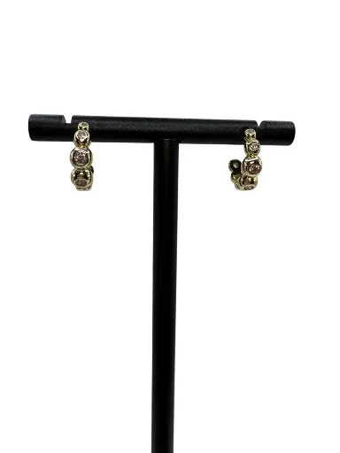 Pink Bubble Luxe Hoops