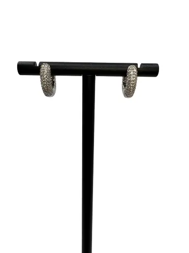 Chunky Huggie Sterling Silver