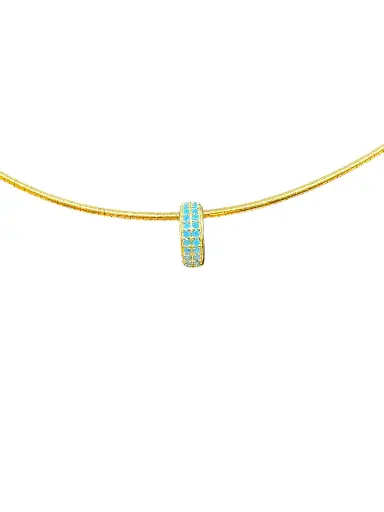 Luxe Loop Charm Turquoise
