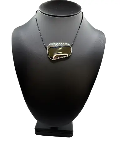 [N-PK-2] Sterling Silver Geometric Rope Necklace