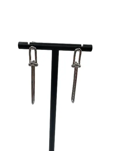 Orbit Clip Earrings Sterling Silver