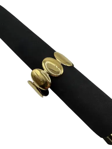 Oval Cuff Yellow Gold