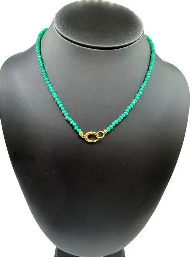 Green Beaded Necklace