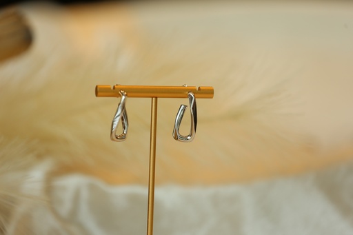 [E-PK-6] Sterling Silver Twist Earrings