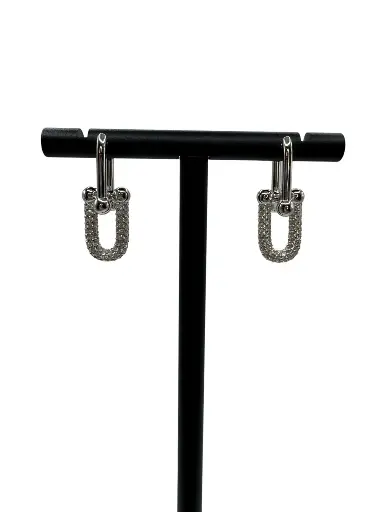 Orbit Link Earrings Sterling Silver