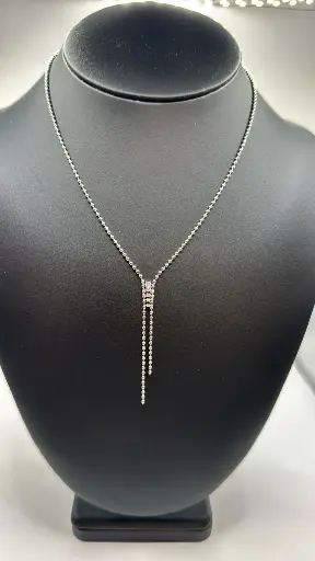 Duo Shine Necklace Sterling Silver