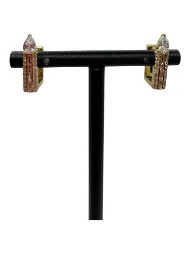 Pear Pressure Huggie Yellow Gold