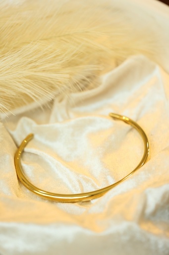 [N-PK-20] Gilded Aura Choker Yellow Gold