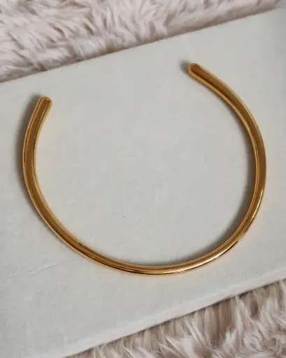 [N-PK-20] Gilded Aura Choker Yellow Gold