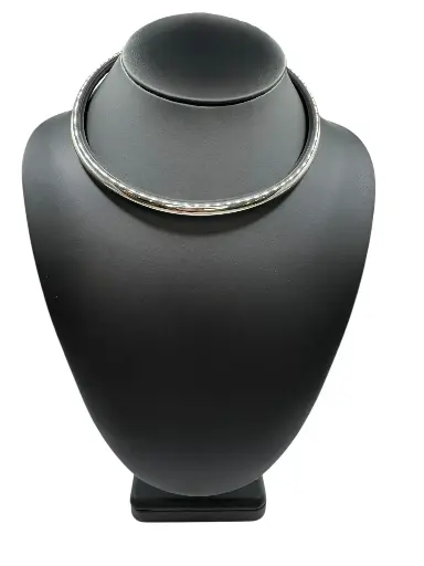 [N-PK-21] Gilded Aura Choker Sterling Silver