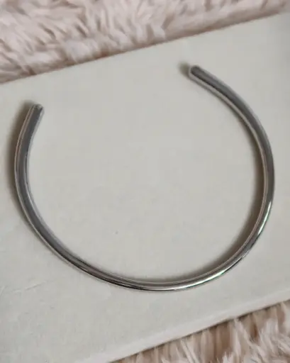 [N-PK-21] Gilded Aura Choker Sterling Silver