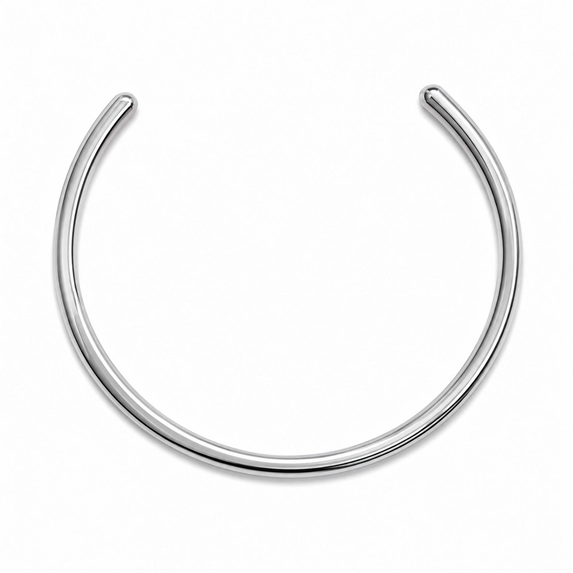 [N-PK-21] Gilded Aura Choker Sterling Silver