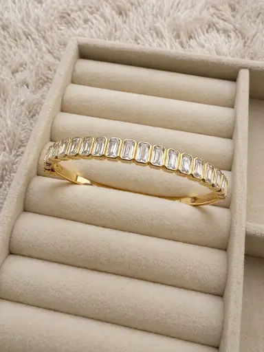 Shimmer Bangle Bracelet SS