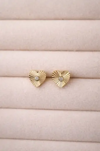 Bespoke Heart Earrings 