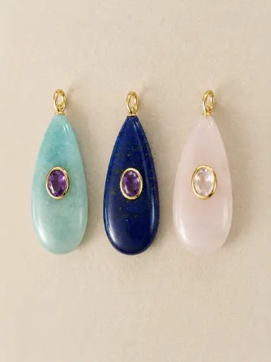 Gem Stone Charms