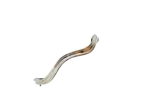 [B-PK-45] Silver Wave Cuff Bracelet