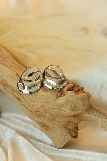 [E-PK-60] Melted Glow Earrings Sterling Silver