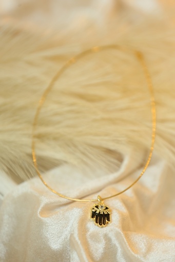 [C-PK-60] Midnight Hamsa Charm