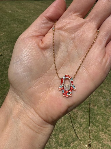 [N-HAMSA1] Hamsa Necklace