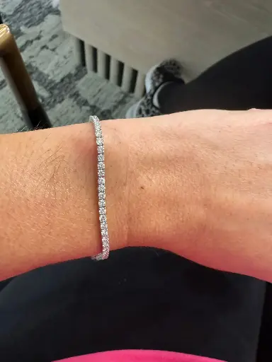 Classic Tennis Bracelet – 3ctw Lab-Grown Diamonds in 14k White Gold 